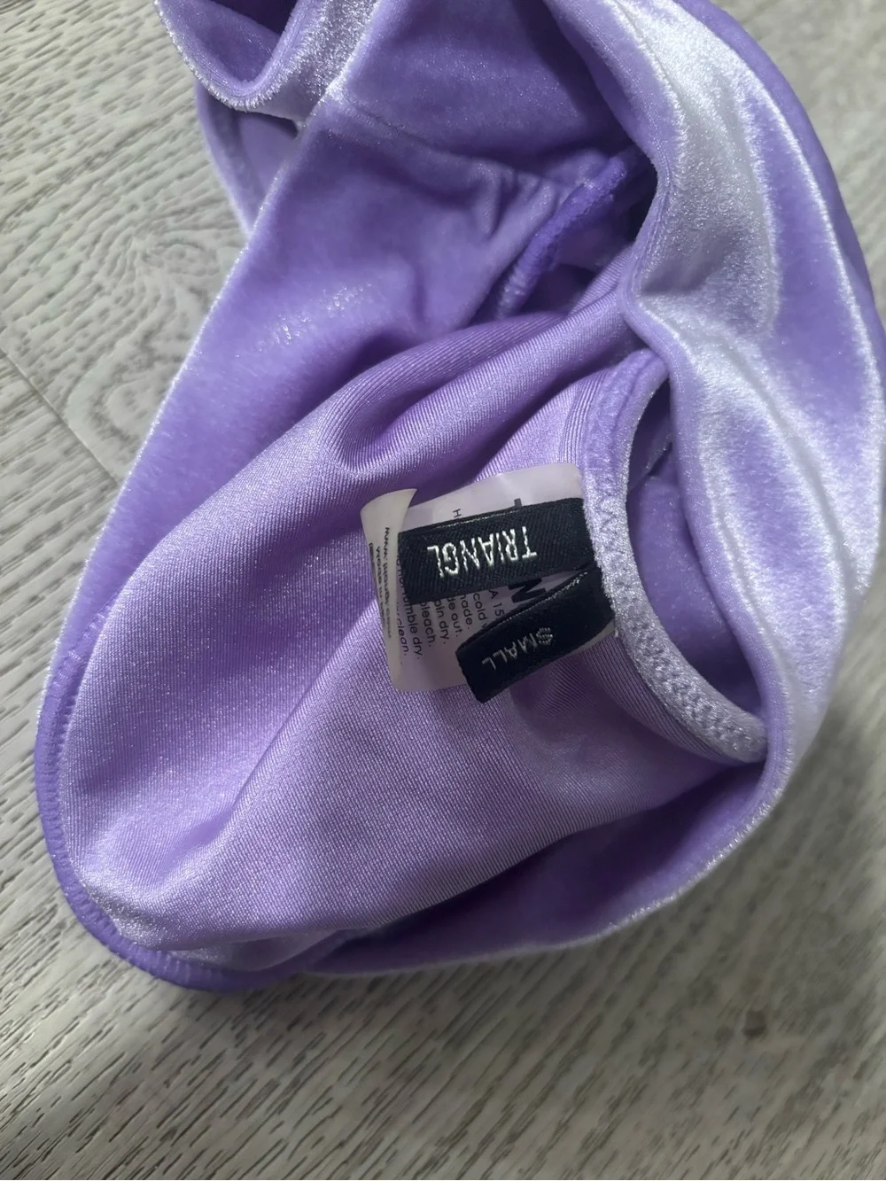 triangl swimwear Purple Scoop Bralette Sports Bra